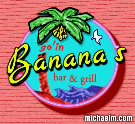 Goin Bananas Neon Design