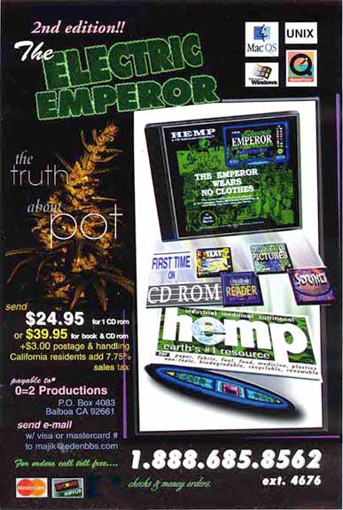 Electric Emperor Ad Art