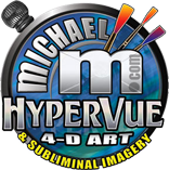 3D hyperVue logo Left