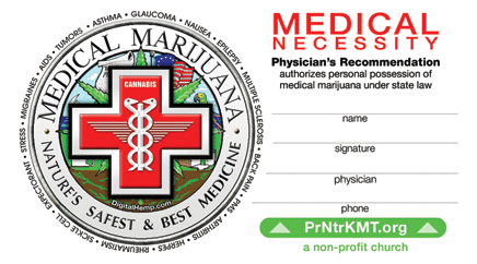 generic medical marijuana necessity card