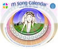 M Song Calendar center